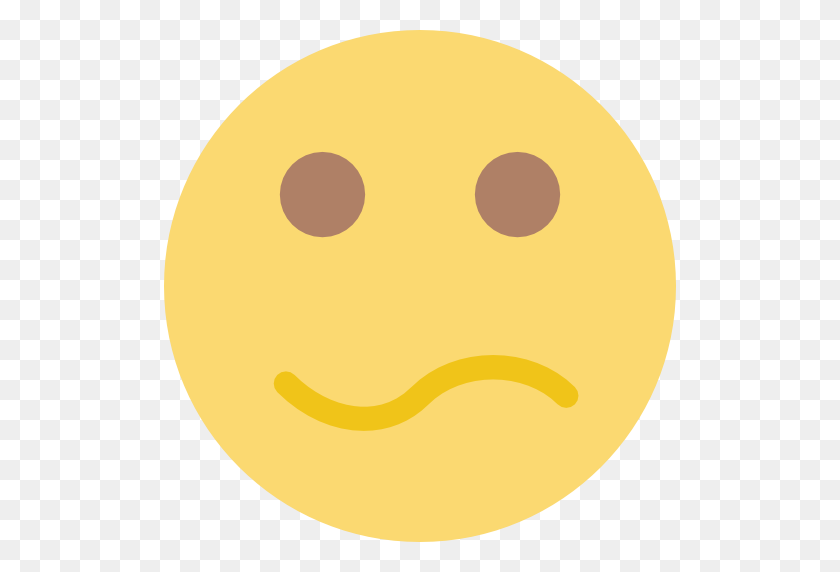512x512 Confused Icon - Confused Face PNG