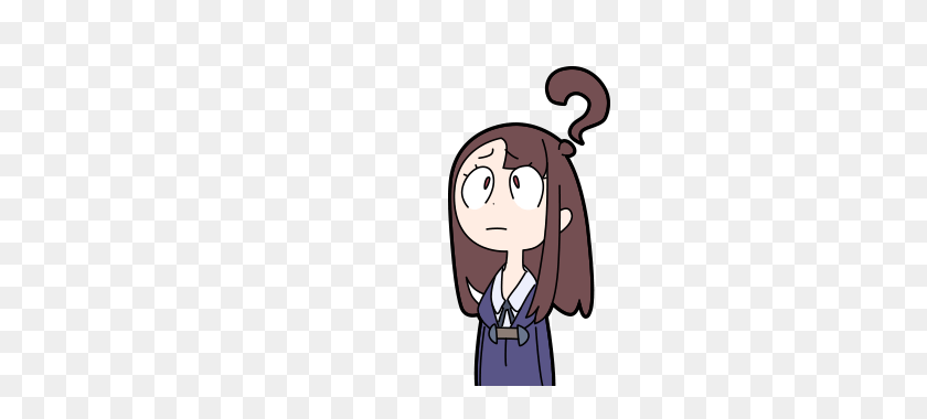 370x320 Confused Looking Anime Girls With Question Marks Above Their Heads - Confused PNG
