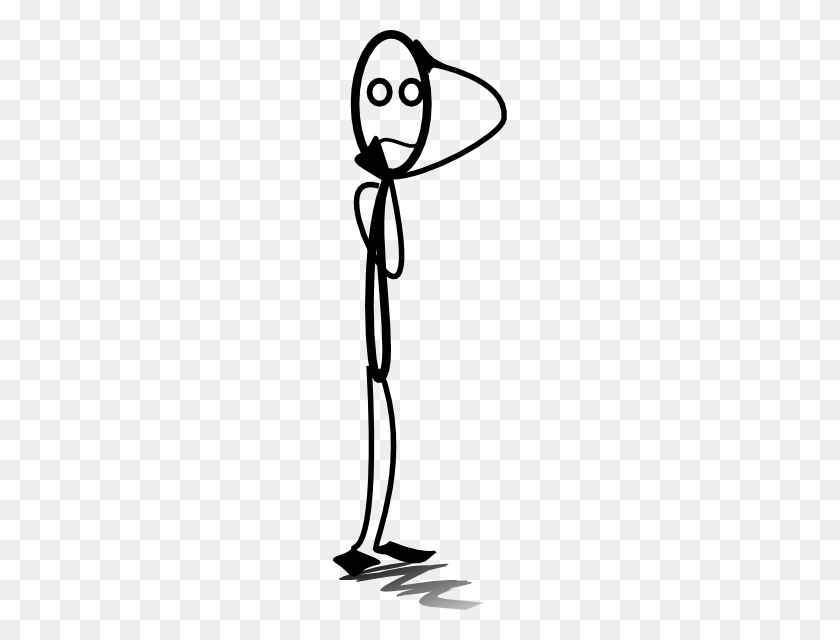 174x580 Confused Stick Figure Gallery Images - Stick Figures PNG