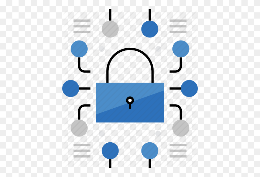 438x512 Connection, Cyber, Lock, Protection, Secure, Security, Web Icon - Cyber Security Clipart