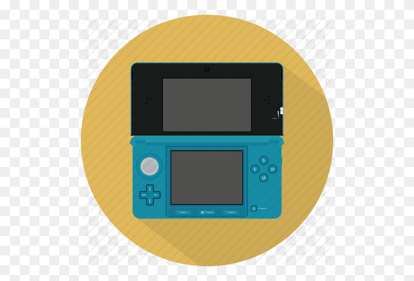 512x512 Consola, Juego, Gamepad, Nintendo, Icono De Pad - Nintendo 3Ds Png