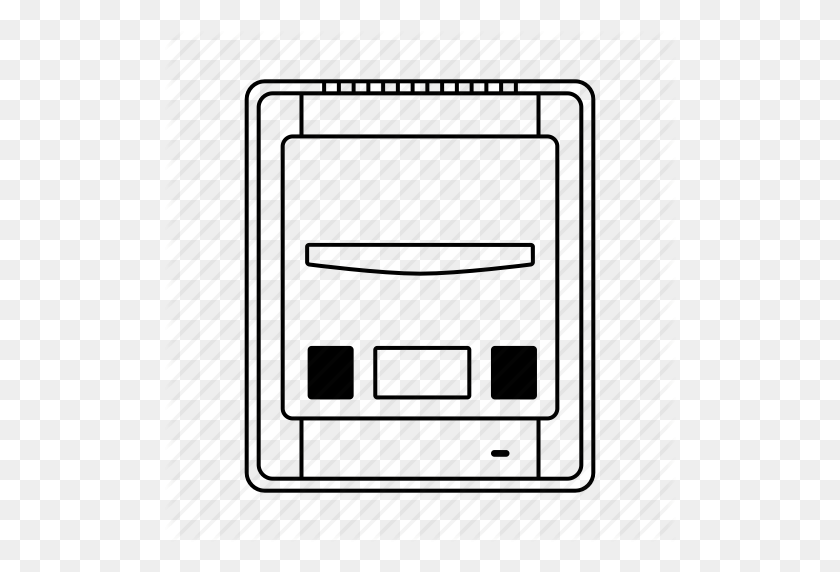 512x512 Console, Game, Gamer, Snes, Videogame Icon - Snes PNG