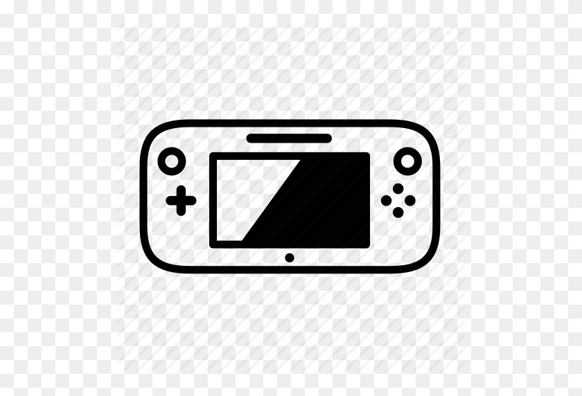 512x512 Console, Gamepad, Nintendo, Nintendo Wii U, Portable Game, Wii U Icon - Wii PNG