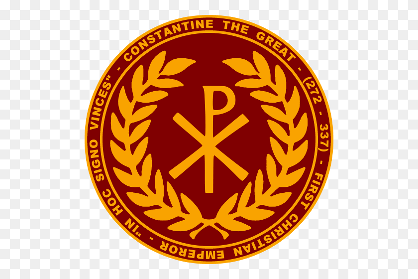 500x500 Constantine The Great With Laurea Maroon Gold Seal Shirt - Gold Seal PNG