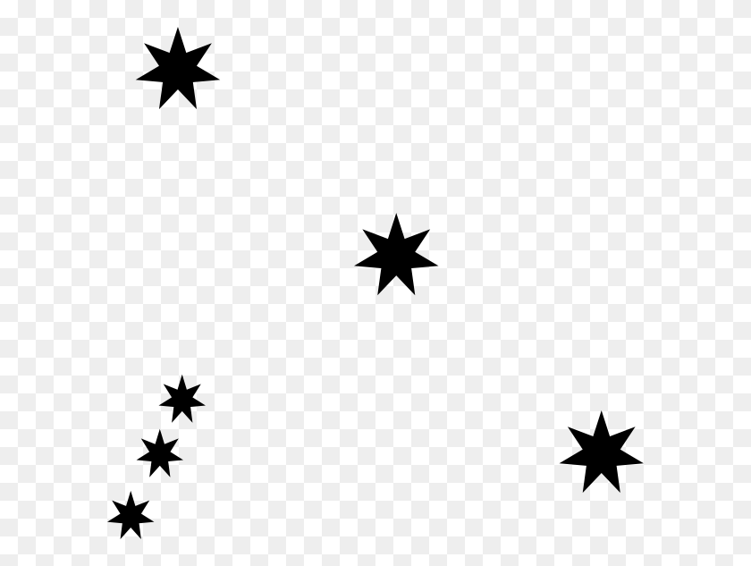 600x573 Созвездие - Клипарт Большая Медведица