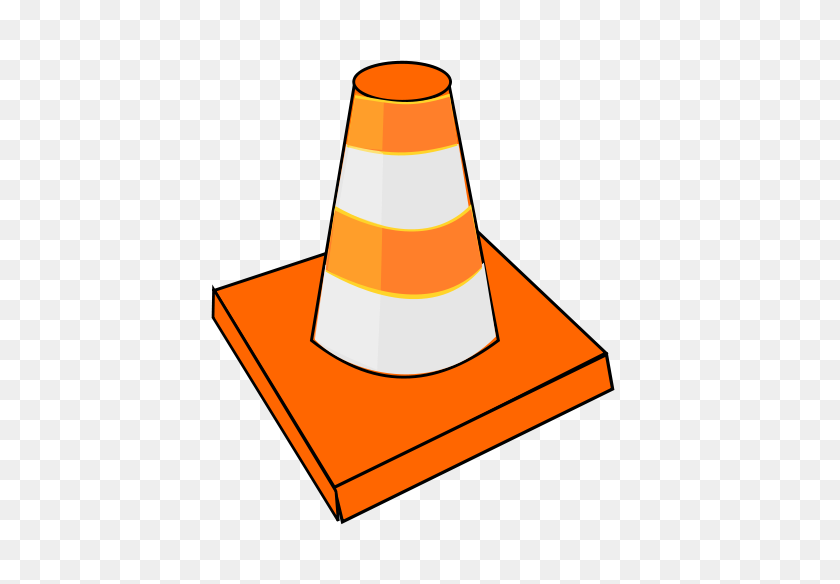 447x524 Construction Cone Clipart - Obedience Clipart