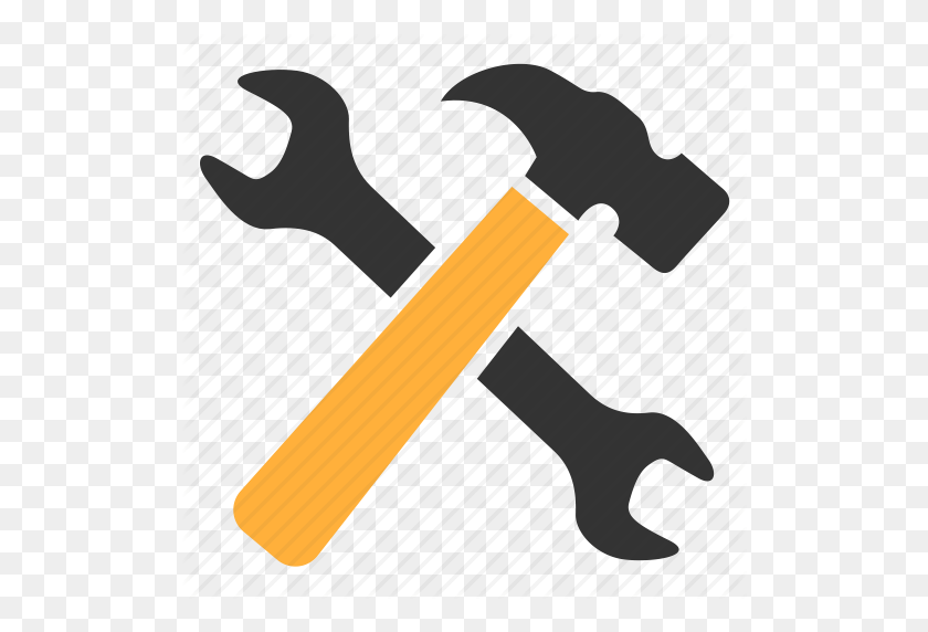 512x512 Construction, Hammer, Options, Settings Icon - Construction Icon PNG