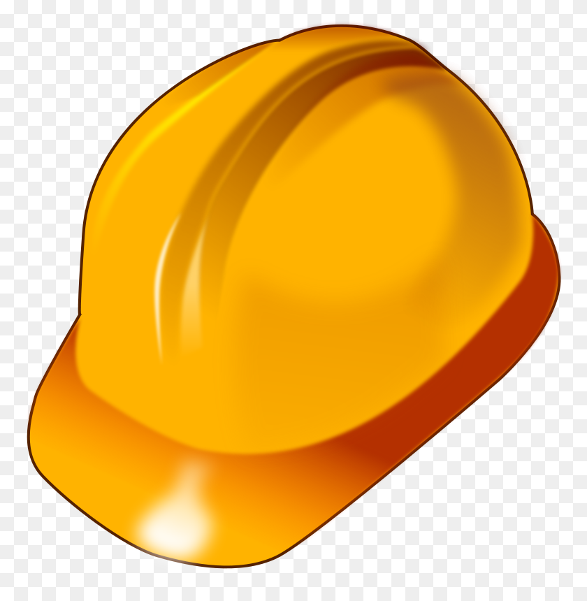 772x800 Construction Hat Clip Art - Construction Clipart