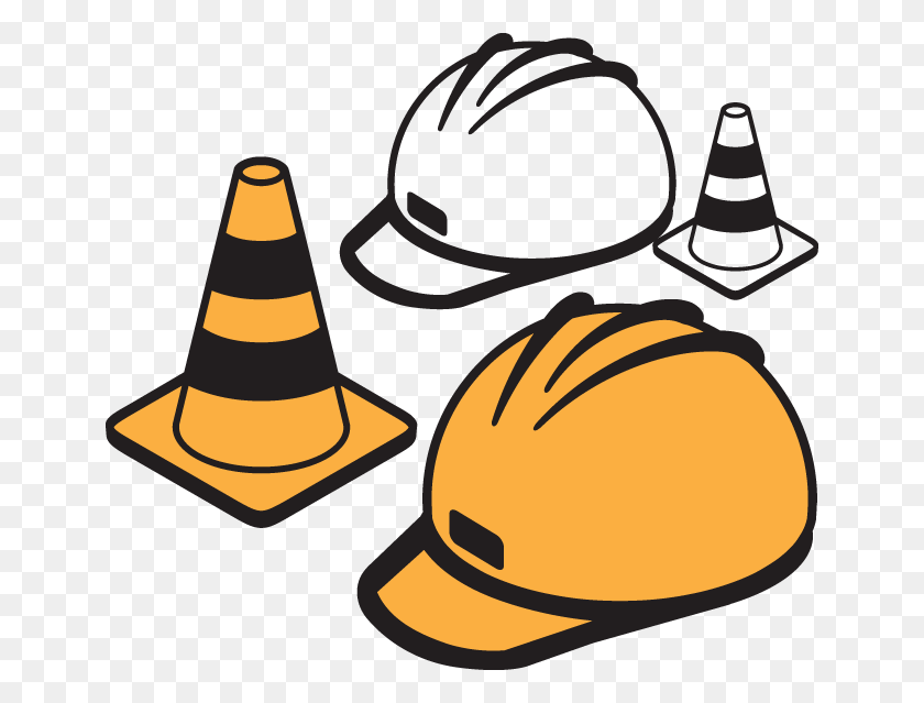 648x579 Construction Icons Oldcuts - Construction Hat Clipart