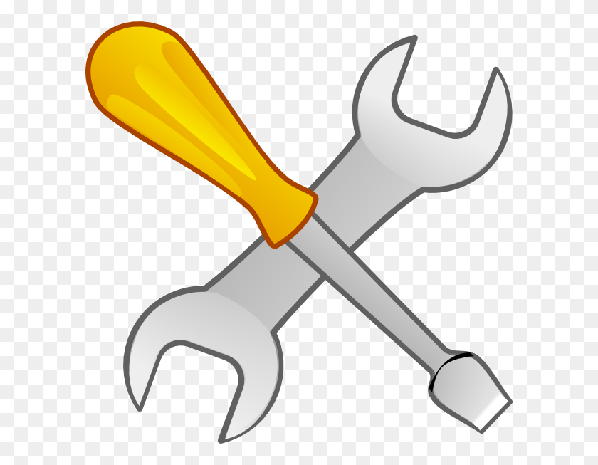 600x593 Construction Man With Tools Clipart - Construction Man Clipart