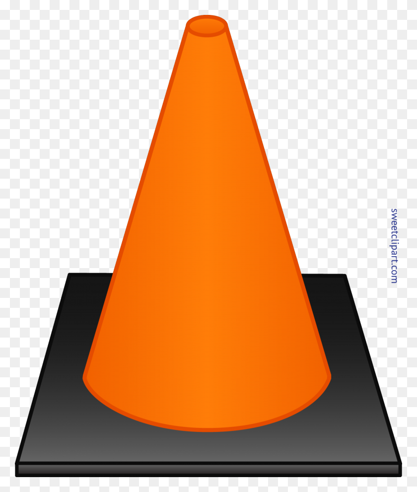 5139x6139 Construction Orange Cone Clip Art - Plot Clipart