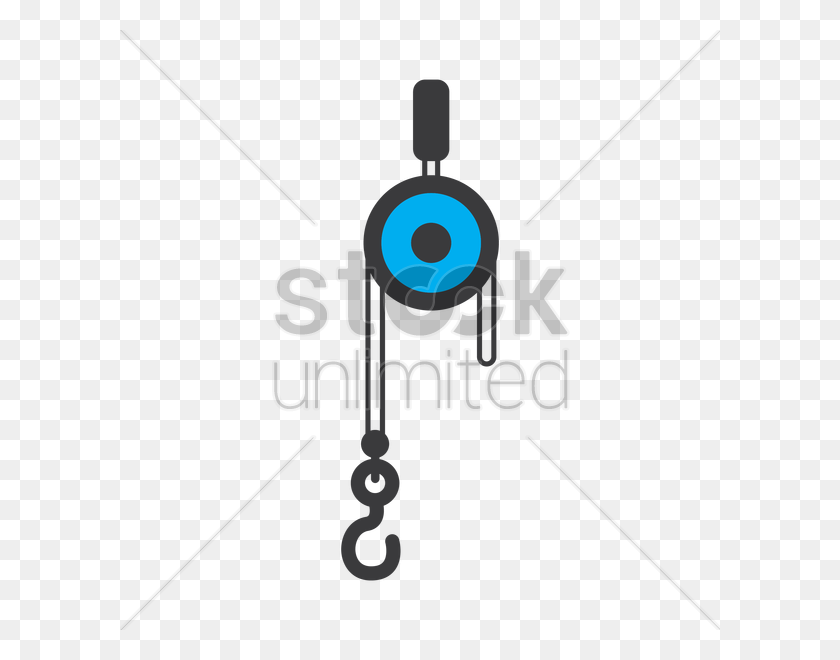 600x600 Construction Pulley Vector Image - Pulley Clipart