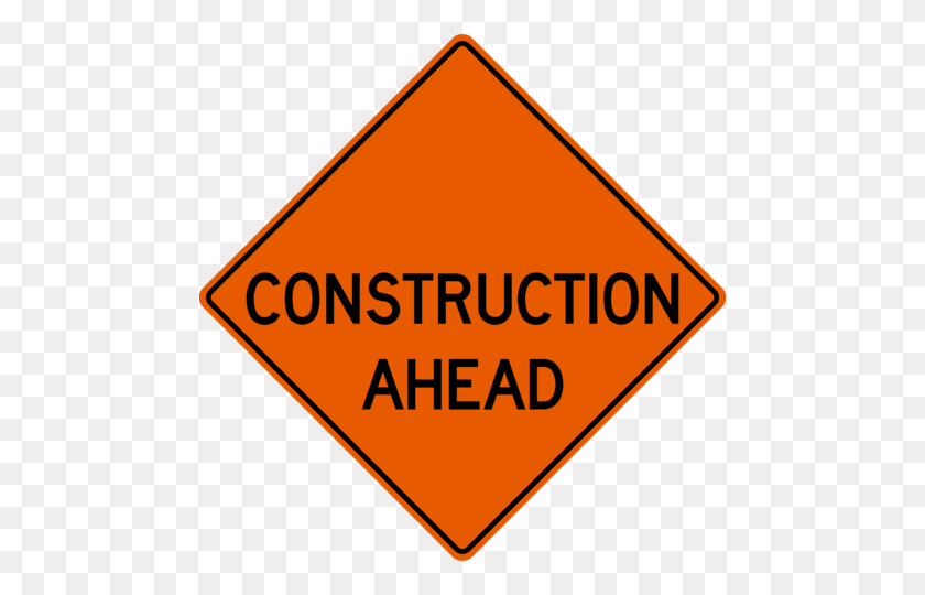 478x480 Construction Traffic Control Western Safety Sign - Construction Sign PNG