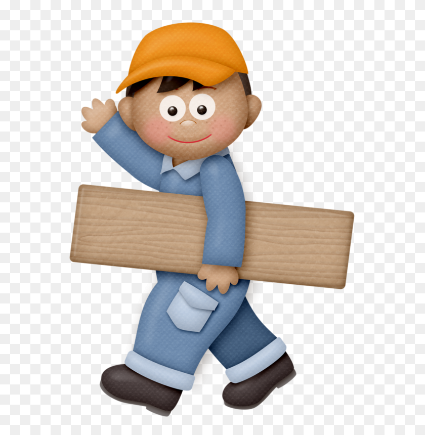 584x800 Construction Worker And Album - Construction Worker PNG