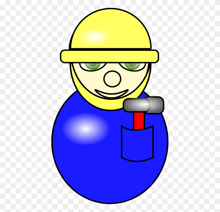 447x750 Construction Worker Architectural Engineering Laborer Heavy - Construction Helmet Clipart