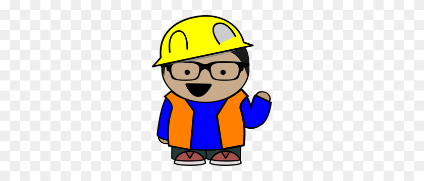 238x300 Construction Worker Clipart Free - Man With Hammer Clipart