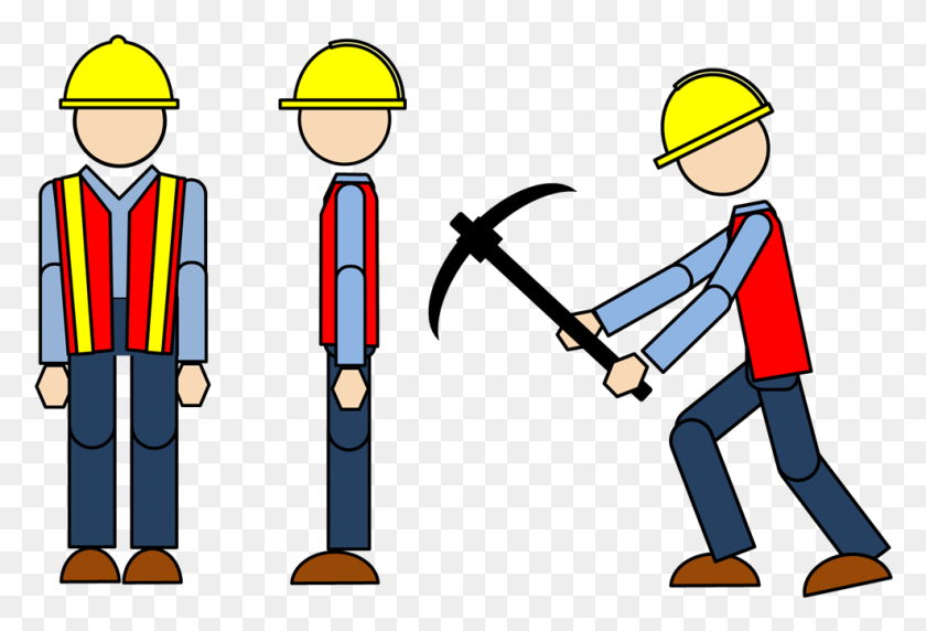 987x648 Construction Worker Clipart Free - Construction Worker PNG