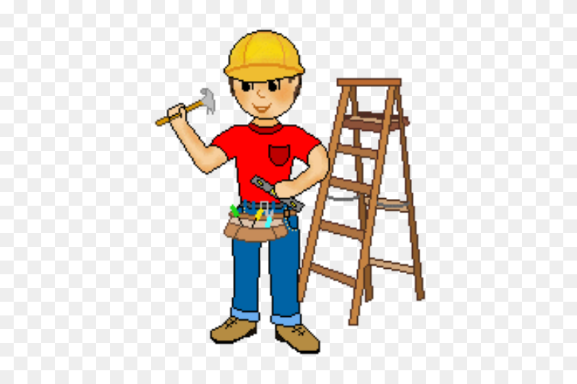453x500 Construction Worker Clipart Free - Easel Clipart