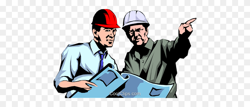 480x300 Construction Workers Royalty Free Vector Clip Art Illustration - Construction Man Clipart
