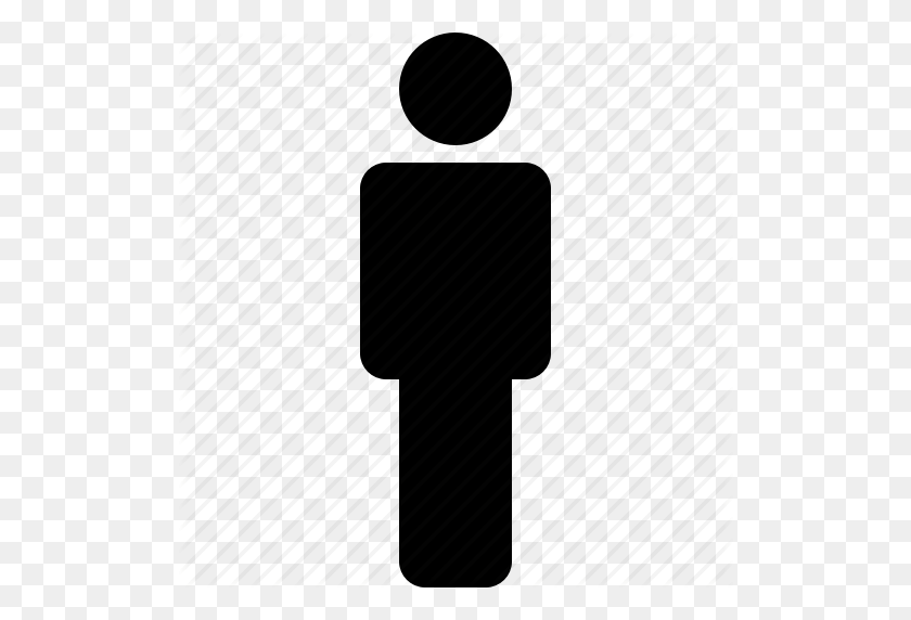 512x512 Consumer, Customer, Man, Patron, Person, Standing, User Icon - Person Standing PNG