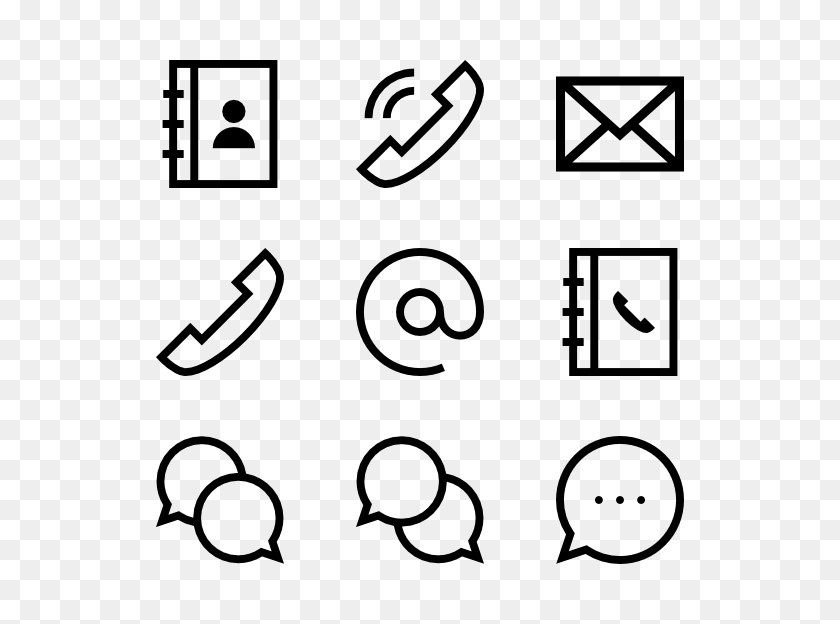 600x564 Contact Icon Packs - Contact Icon PNG