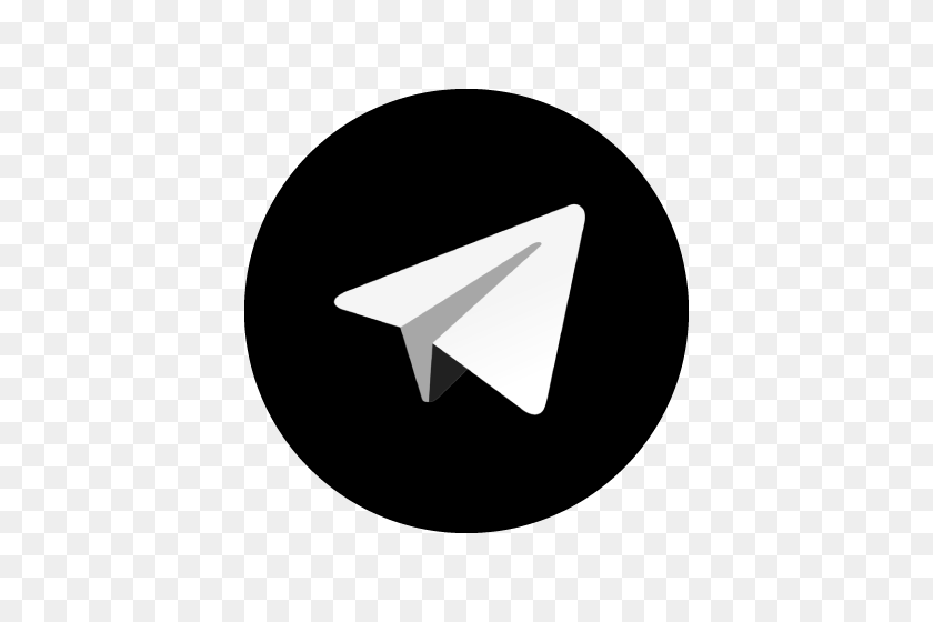 500x500 Contact Us - Telegram Logo PNG
