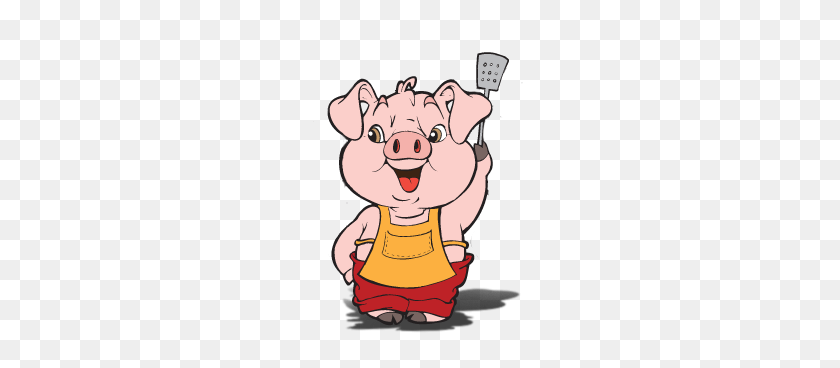 217x308 Contact Us Three Little Pigs Bbq Of Hawthorne Ny Clipart - Bbq Pig Clipart