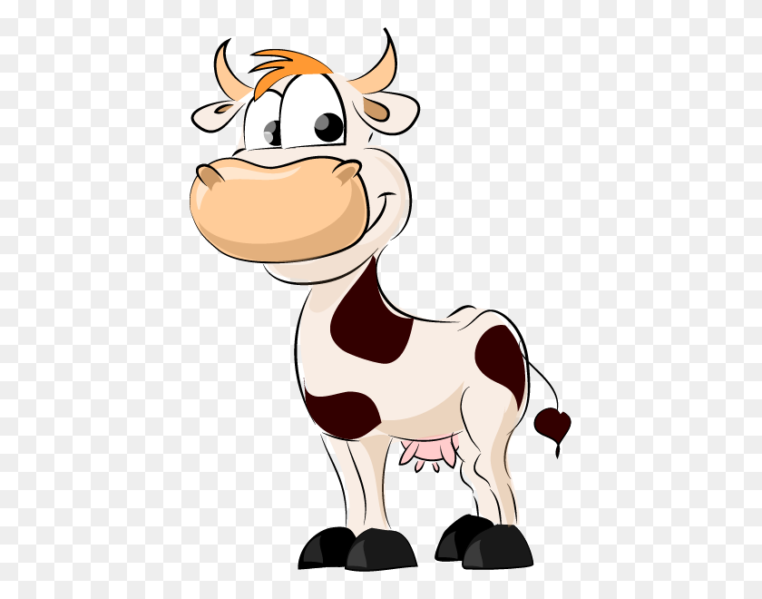 421x600 Content - Cow Clipart PNG