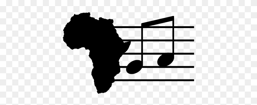 461x284 Continent Clipart African Music - Country Music Clipart