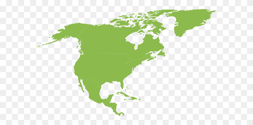 600x357 Continent Of North America Green Clip Art - North America Clipart