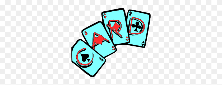 300x262 Contract Bridge Playing Card Suit Card Game Clip Art - Deck Of Cards Clipart