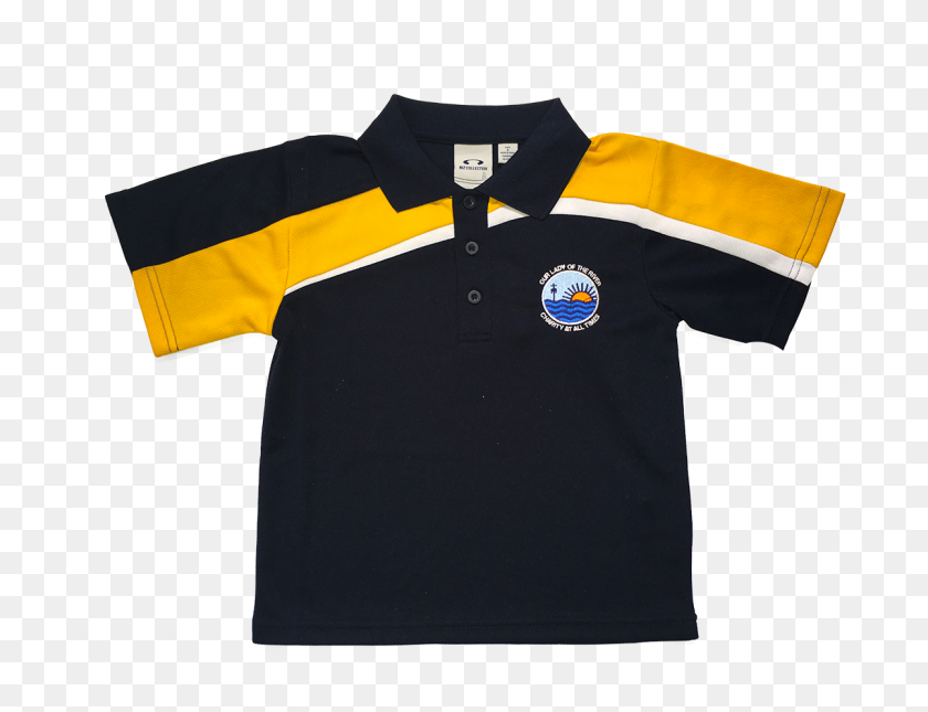 1200x900 Contrast Panel Polo Shirts Olor Navy Gold White - Polo PNG