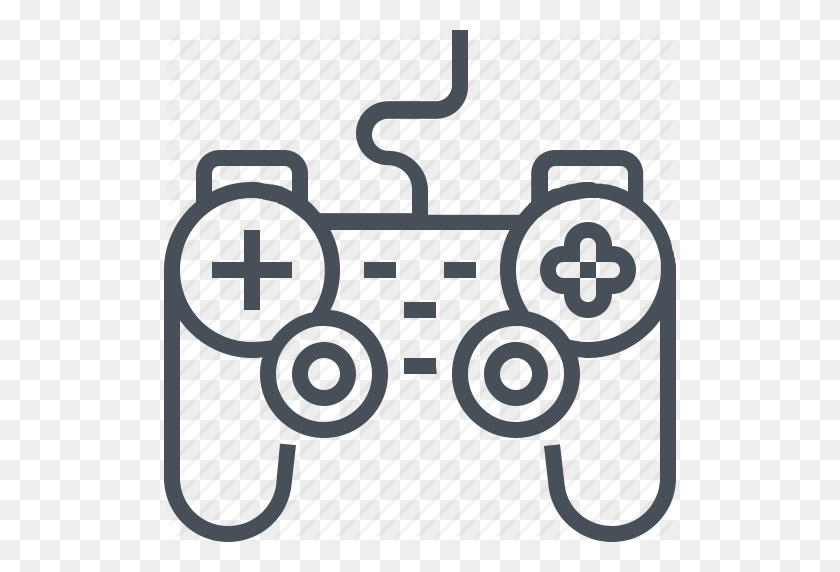 512x512 Control, Controller, Game, Game Console, Game Controller, Hardcore - Gamer PNG