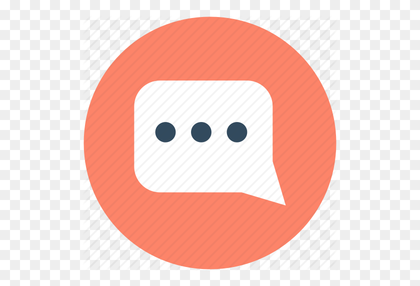 512x512 Разговор, Сообщение, Речевой Пузырь, Текстовое Сообщение, Значок Текстового Сообщения - Текстовое Сообщение В Формате Png