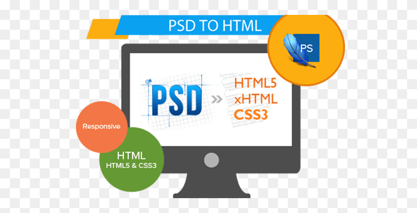 550x370 Convert Png, Pdf To Responsive Html Template - Html PNG
