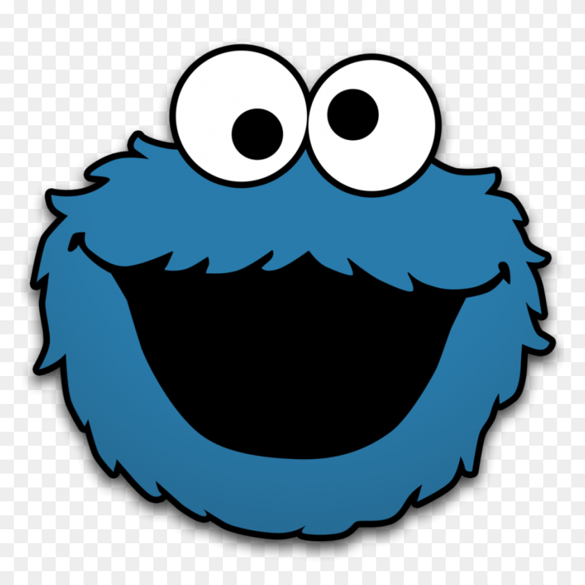 894x894 Imágenes Prediseñadas De Cookie Monster - Braces Clipart