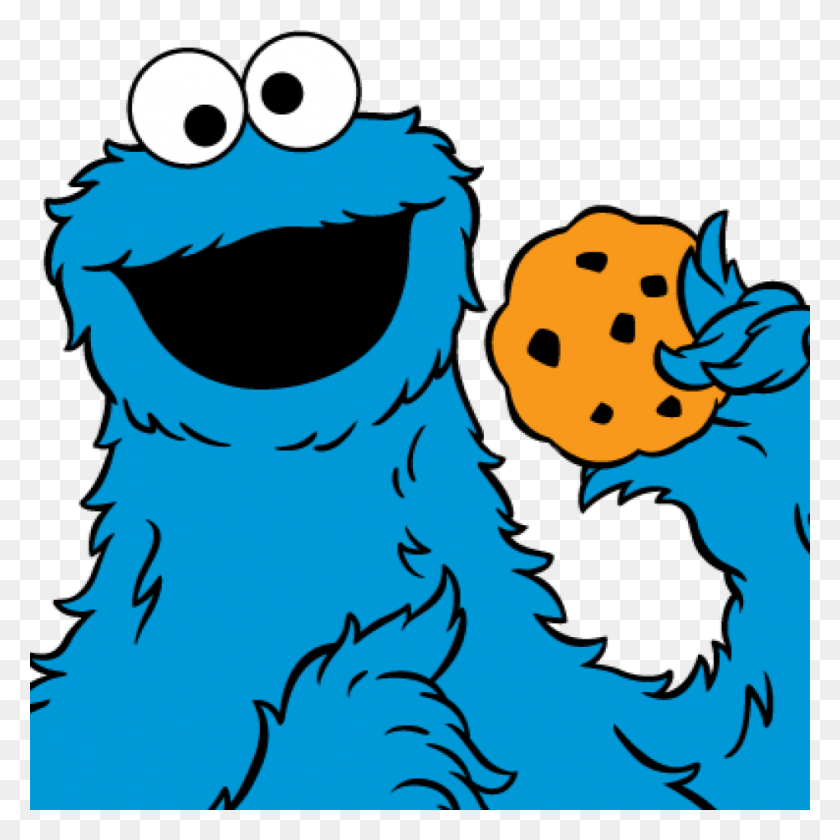 1024x1024 Descarga Gratuita De Imágenes Prediseñadas De Cookie Monster - Personal Space Clipart