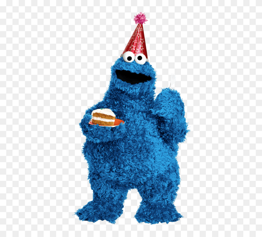 402x700 Cookie Monster's Birthday - Cookie Monster PNG