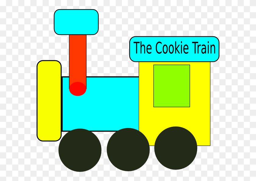 600x534 Cookie Train Clip Art - Christmas Train Clipart