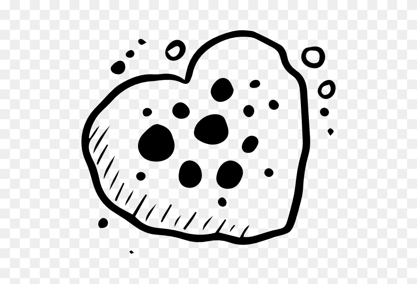 512x512 Cookies Icon - Cookie Clipart Black And White