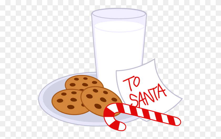 550x468 Cookies On The Plate For Santa Clipart Clip Art Images - Plate Clipart