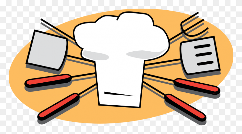 800x418 Cooking Clipart Black And White - Pictionary Clipart