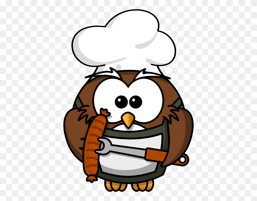 426x595 Cooking Clipart Owl - Mens Breakfast Clipart