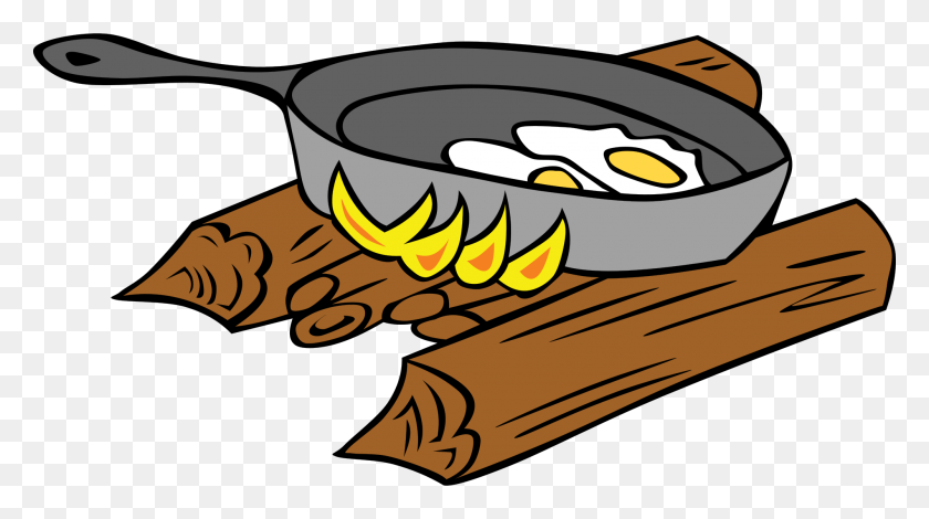 2000x1053 Cooking Fire Clipart - Baking Tools Clipart