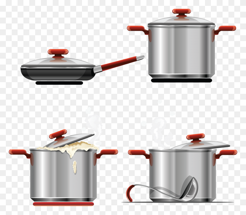 3505x3026 Cooking Pan Png Image - Kitchen Background Clipart