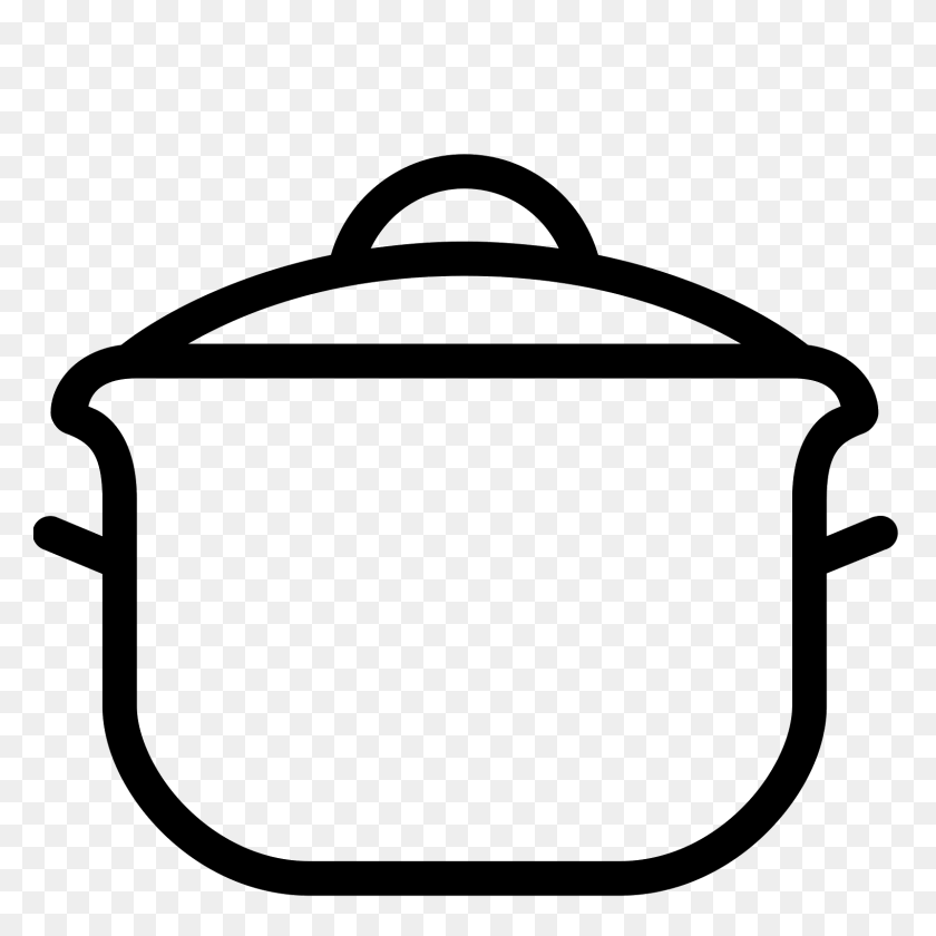 1600x1600 Cooking Pot Icon - Cooking PNG