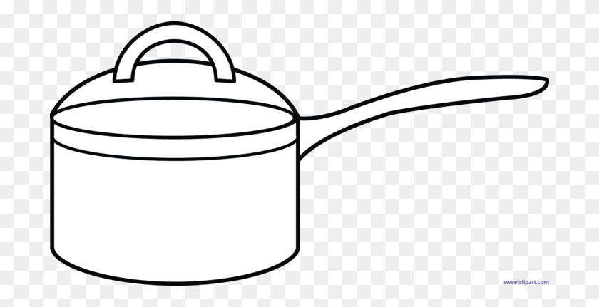 700x371 Cooking Pot Lineart Clip Art - Clipart Cooking Pot