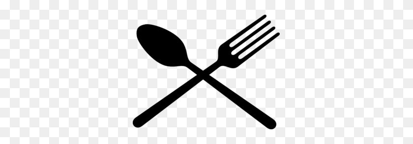 299x234 Cooking Spoon Clipart - Spatula Clipart Black And White