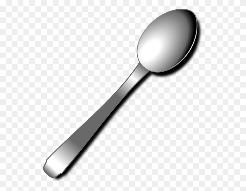 546x595 Cooking Spoon Clipart - Cooking Utensils Clipart