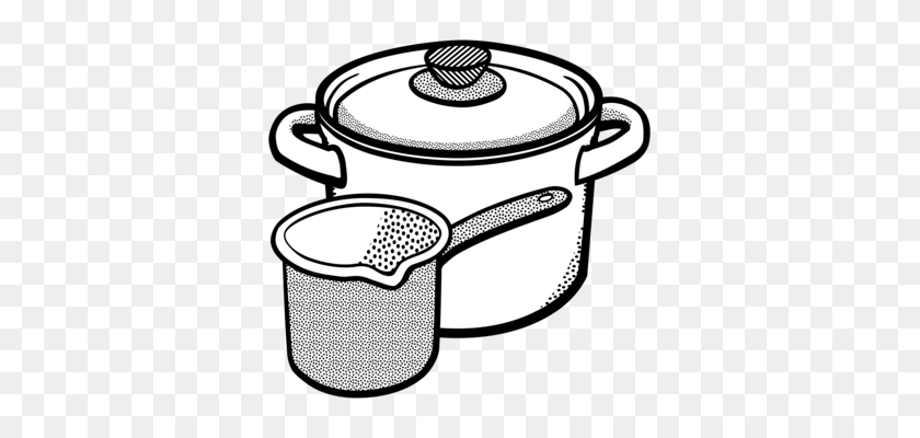 363x340 Cookware Stock Pots Cooking Olla Kitchen - Cooking Pot Clipart